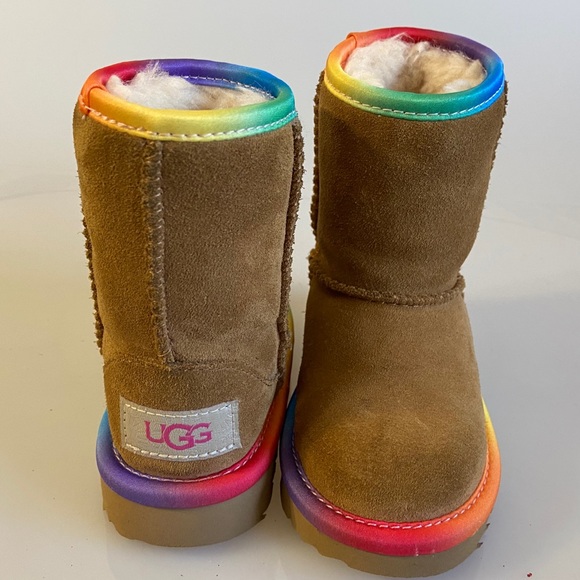UGG Shoes | Toddler Girls Rainbow Ugg Boots Size 6 | Poshmark